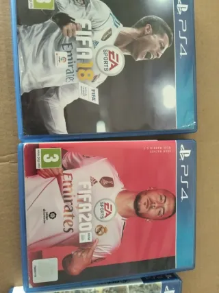 Lote 4 Juegos FIFA PS4: 16, 17, 18, 20