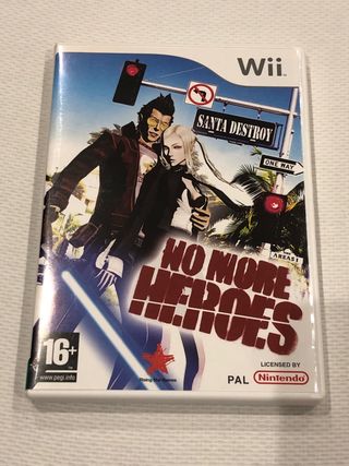 NO MORE HEROES PARA WII PAL UK EN BUEN ESTADO!