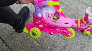 Patines ajustables Mini Mouse rosas( Disney)