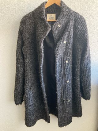 Abrigo mujer lana LTB gris marengo