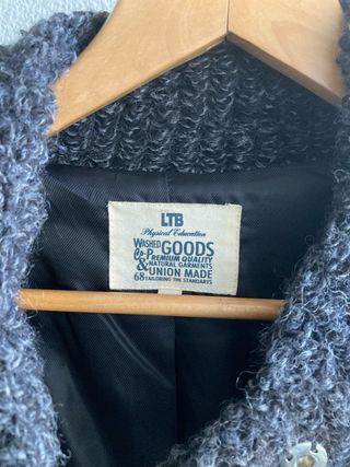 Abrigo mujer lana LTB gris marengo