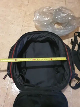 Baúl Mochila Plegable Depósito Moto con Funda