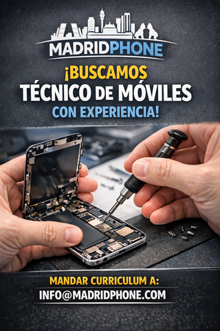 BUSCAMOS TECNICO DE MOVILES CON EXPERIENCIA.