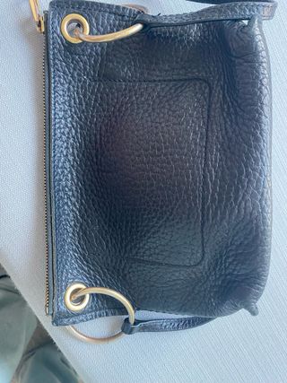 Bolso Bimba y Lola Negro Piel Texturizada