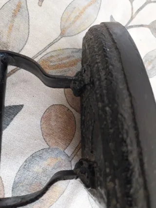 Plancha antigua de hierro