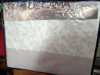 Juego de sábanas coralina 135 cm