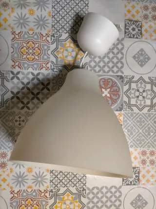 Lámpara colgante Ikea blanca