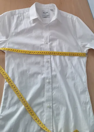 Camisa Only & Sons, Blanca, Slim Fit Talla XS