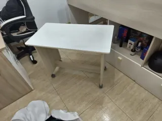 Cama alta + colchón 90x190