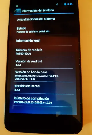 Móvil Prestigio Multiphone 5044 Duo Negro