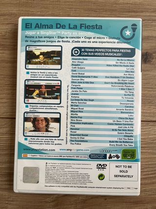 Lote 4 Juegos SingStar PS2