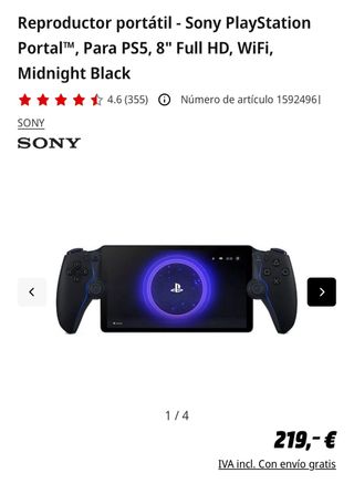 Sony PlayStation Portal Negro