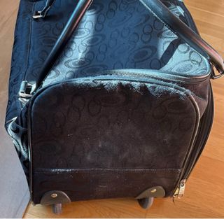 Bolsa de viaje con ruedas negra