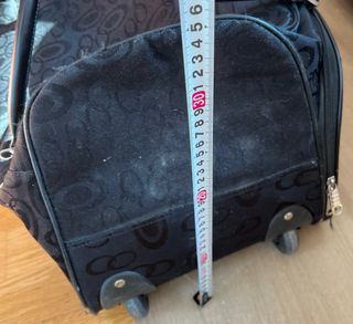 Bolsa de viaje con ruedas negra