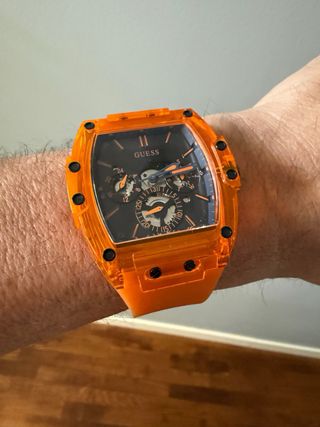 Reloj Guess Phoenix Naranja y Negro