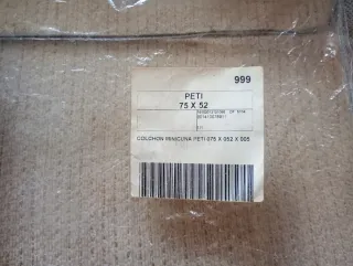 Colchón Minicuna Estrellas Blanco