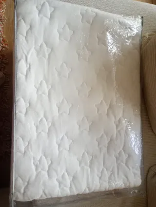 Colchón Minicuna Estrellas Blanco