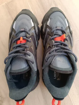 Zapatillas Lacoste Neo Tech Mujer Negro/Gris