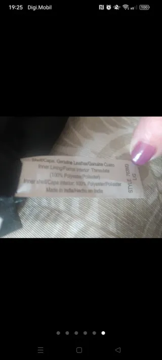 Guantes de piel caballero Talla L/G