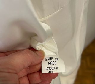 Chaqueta Brocado Beige y Blanca T.46