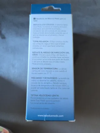 Biberón Bebé Due Medic + 4 tetinas