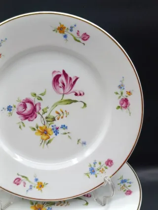Set platos porcelana Limoges Estilo Dresden