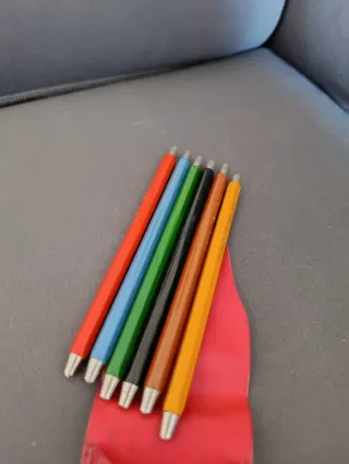 Set 6 Portaminas Vintage Grafo Versatil 5217 Checo