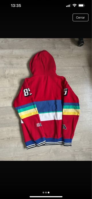 Sudadera Grimey Roja con Parches
