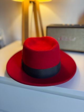 Sombrero Fedora Bailey LiteFelt Rojo