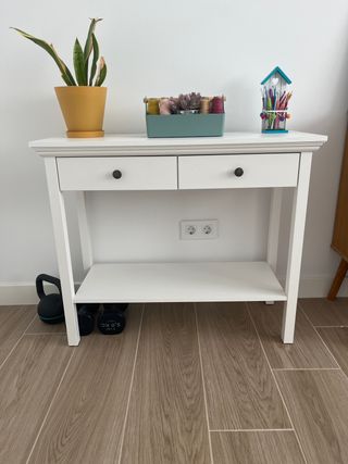 Aparador/Mueble recibidor blanco