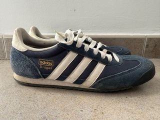 Zapatillas Adidas Dragon Azul Marino y Blanco