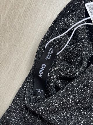 Top Mango Brillo Lazos Talla XXS