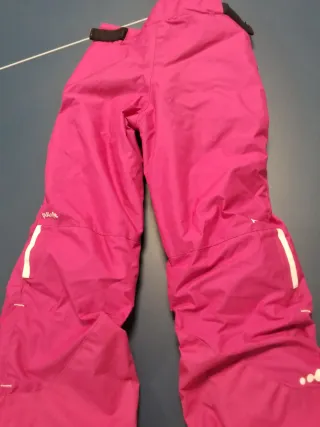 Pantalones de esquí rosas niña 6 años
