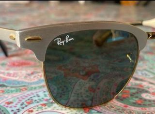 Gafas de sol Ray-Ban Clubmaster Aluminio Oro/Plata