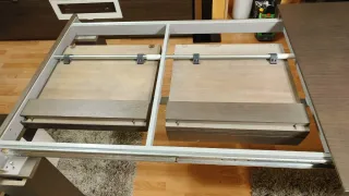 Mesa de comedor extensible 130/180/230 Wengue