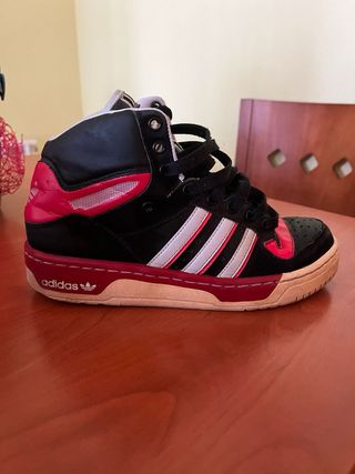 Adidas Metro NBA Zapatillas Baloncesto Negras Roja