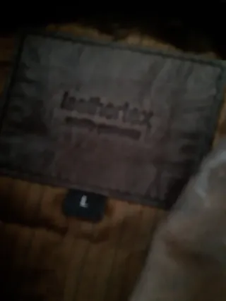 Chaqueta de piel marrón para chico forrada