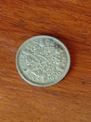 Moneda Antigua Británica George V 1936