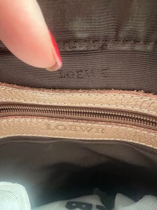 Bolso Loewe Marrón y Rosa