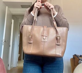 Bolso Loewe Marrón y Rosa