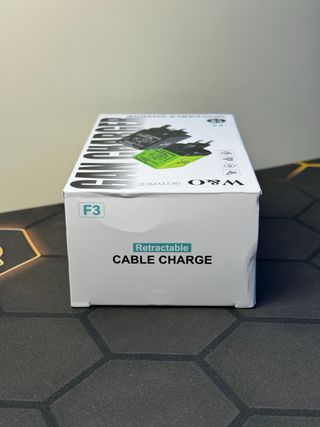 Caricatore GaN W&O USB-C/Lightning Cavi Retrattili