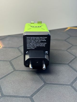 Caricatore GaN W&O USB-C/Lightning Cavi Retrattili