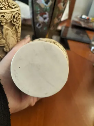 Coppia Vasi Cinesi Antichi Decorati