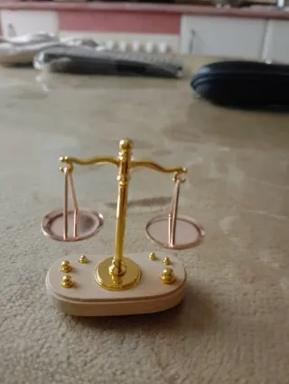 MINI Báscula de precisión dorada