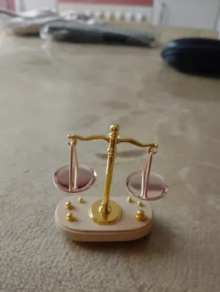 MINI Báscula de precisión dorada