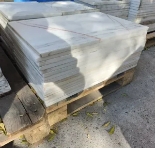 Mármol blanco  60x40 cm losas suelo