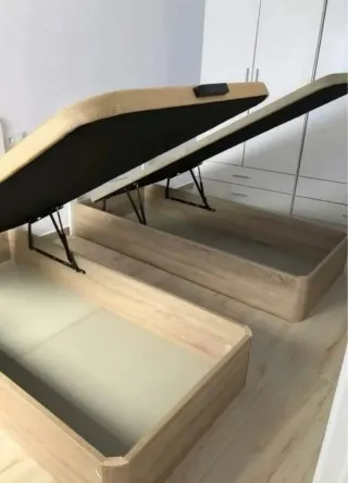 Canapé de madera abatible