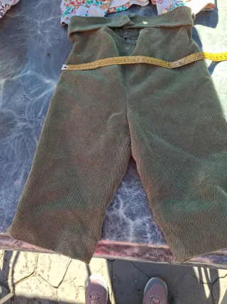 Traje de fallero niño verde y multicolor