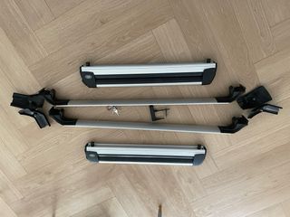 Barras transversales + portaesquís Range Rover