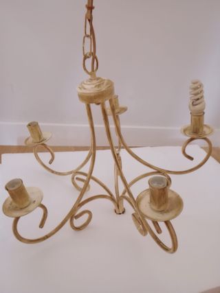 Palanganero antiguo forja con espejo